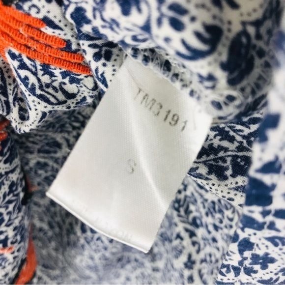 THML Floral Print Embroidered Arrows Top Size Small - Picture 6 of 7